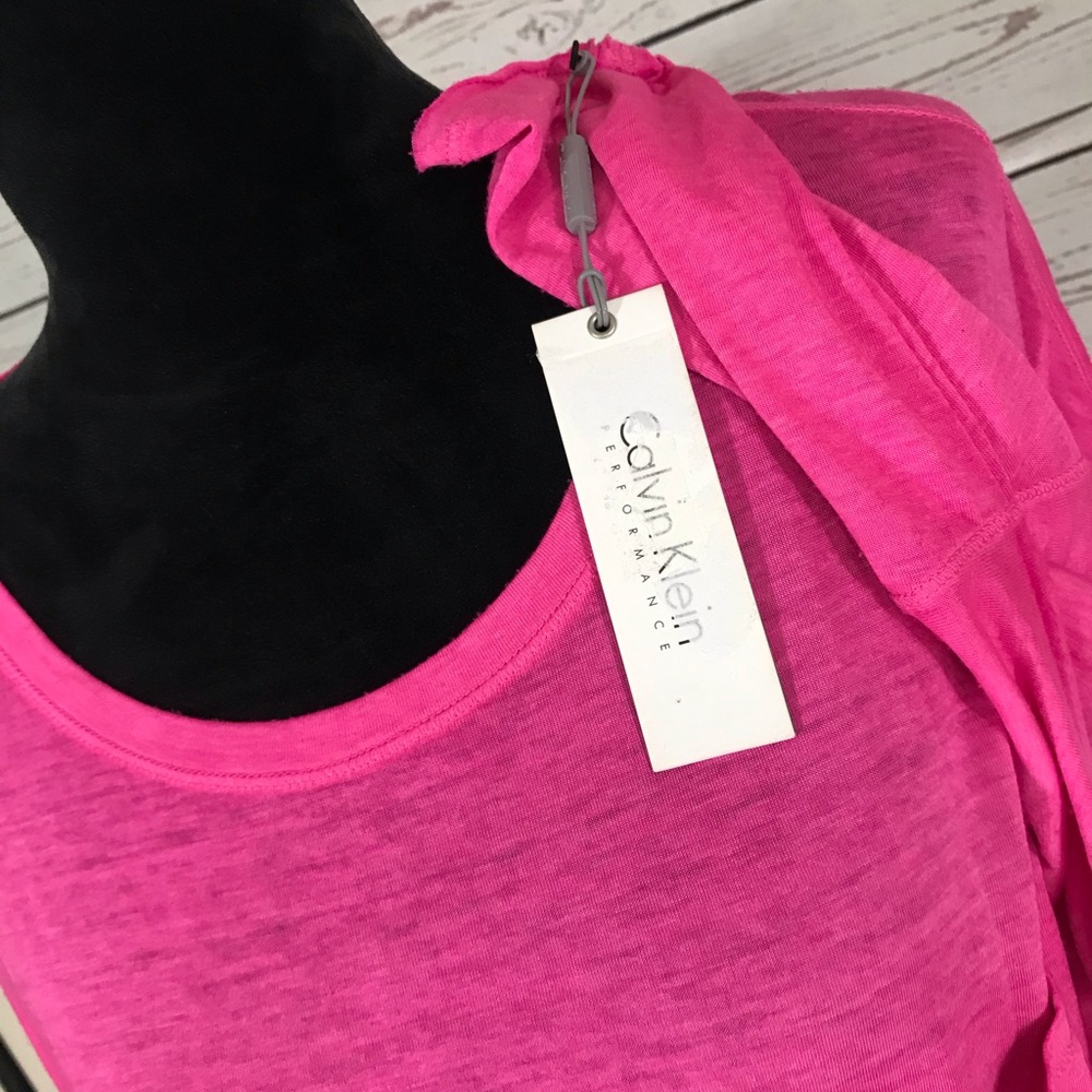 Calvin Klein Performance Long Sleeve Tee Shirt NWT - Picture 3 of 8